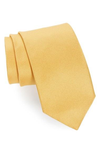 Men's John W. Nordstrom 'ryder' Silk Tie, Size - Yellow