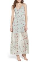 Women's Leith Chiffon Maxi Slipdress - Blue/green