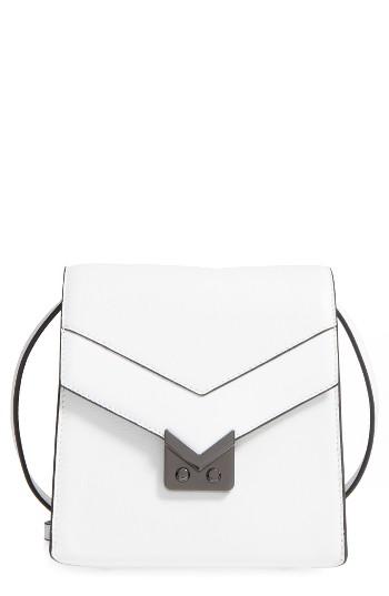 Mackage Yazmin Leather Crossbody Bag - White