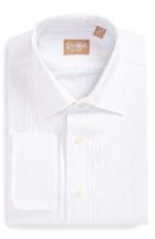 Men's Gitman Regular Fit Pleated Dress Shirt - 32 - White