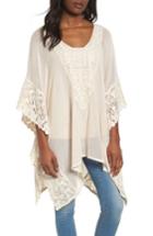 Women's Nordstrom Lace Poncho, Size - Beige