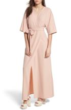 Women's Leith Kimono Maxi Dress - Pink