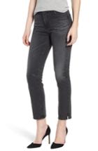 Women's Ag The Isabelle High Waist Ankle Straight Leg Jeans - Black