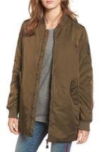 Women's Steve Madden Water Repellent Bomber Jacket - Green