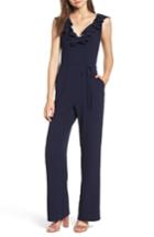 Women's Wayf Ruffle Jumpsuit - Blue