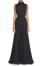 Women's Brandon Maxwell Bias Trim Collar Sleeveless Top
