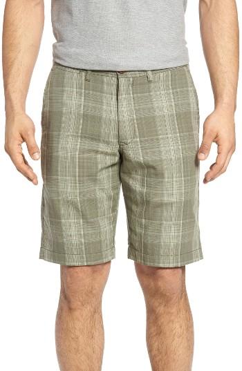 Men's Tommy Bahama Dayboard Plaid Shorts - Green