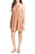 Women's Sun & Shadow Halter Dress - Brown
