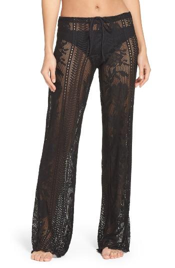Women's Becca Lace Cover-up Pants - Black