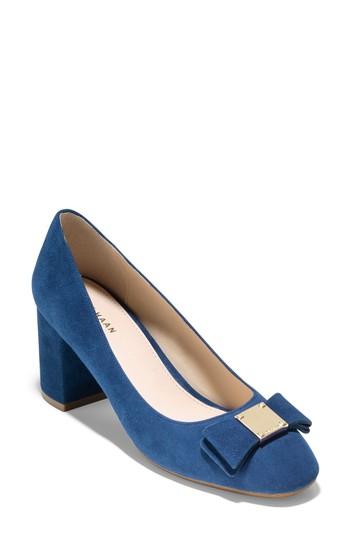 Women's Cole Haan Tali Bow Pump B - Blue