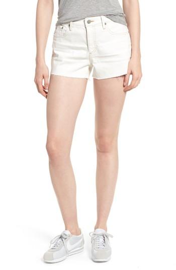 Women's Ag The Bryn High Waist Cutoff Denim Shorts - White
