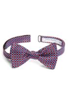Men's John W. Nordstrom Geometric Silk Bow Tie, Size - Red