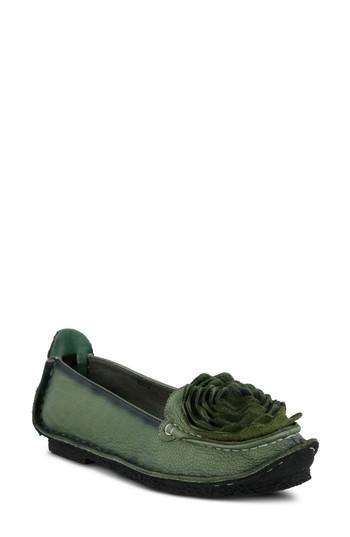 Women's L'artiste Dezi Flat .5-7us / 37eu - Green