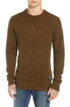 Men's Scotch & Soda Nepped Wool Blend Sweater, Size - Brown