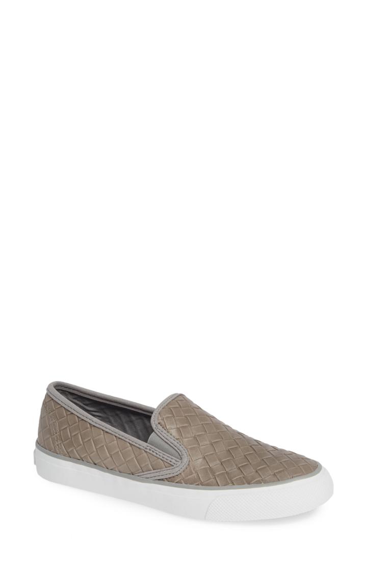 Women's Sperry Seaside Embossed Weave Slip-on Sneaker