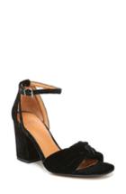 Women's Sarto By Franco Sarto Edana Knotted Block Heel Sandal M - Black