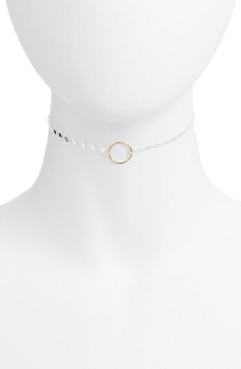 Women's Argento Vivo Circle Choker Necklace