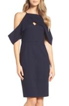 Women's Adelyn Rae Cold Shoulder Sheath Dress - Blue