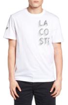 Men's Lacoste 3d Print Logo Graphic T-shirt (s) - White