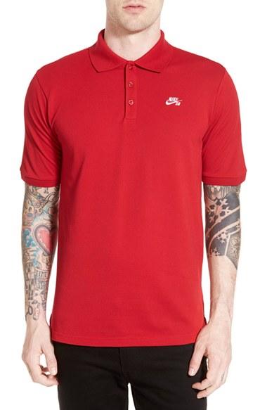 Men's Nike Sb Dri-fit Pique Polo - Pink