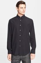 Men's John Varvatos Collection Extra Trim Fit Sport Shirt - Black