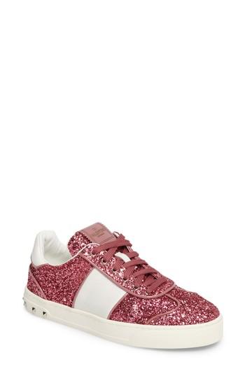 Women's Valentino Garavani Flycrew Rockstud Sneaker .5us / 39.5eu - Pink