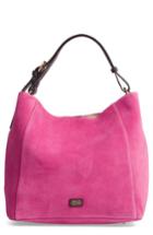 Frances Valentine Medium June Leather Hobo Bag - Pink