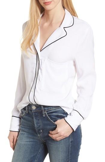 Women's Mcguire Rossi Pajama Top - White