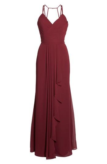 Women's Hayley Paige Occasions Chiffon Gown - Red
