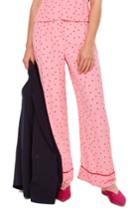 Women's Topshop Sugar Spot Print Trousers Us (fits Like 2-4) - Pink