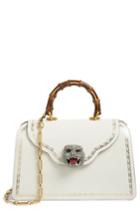 Gucci Thiara Medium Top Handle Bag - White