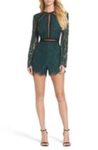 Women's Bardot Lace Romper