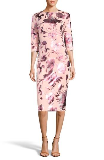 Women's Eci Floral Midi Dress - Pink