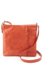 Hobo Leather Crossbody Bag - Red