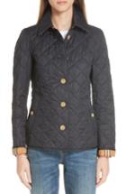 Women's Burberry Frankby 18 Quilted Jacket - Blue