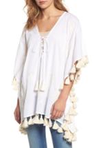Women's Sole Society Lace-up Caftan, Size - Beige