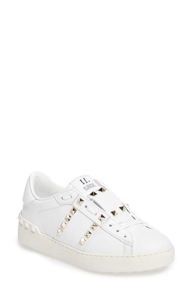 Women's Valentino 'rockstud' Sneaker Us / 36eu - White