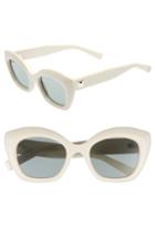 Women's Max Mara Prism Vii 50mm Gradient Cat Eye Sunglasses - Ivory