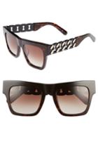 Women's Stella Mccartney 51mm Square Sunglasses - Avana