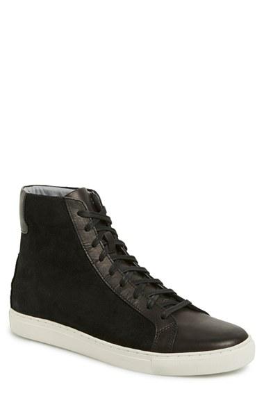 Men's Tcg 'logan' Leather Sneaker Eu - Black