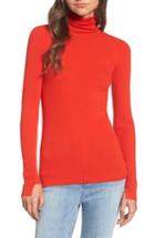 Women's Treasure & Bond X Something Navy Turtleneck Sweater, Size - Red