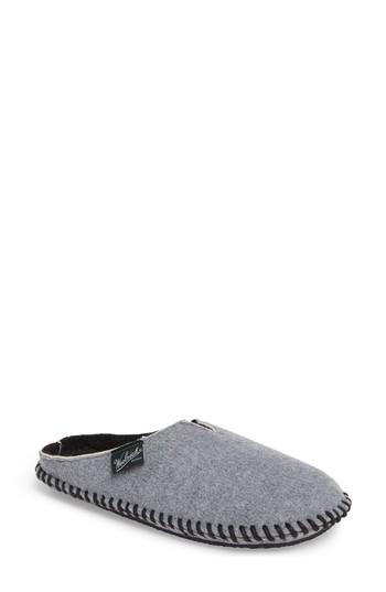 Women's Woolrich Mill Fleece Scuff Slipper - Grey
