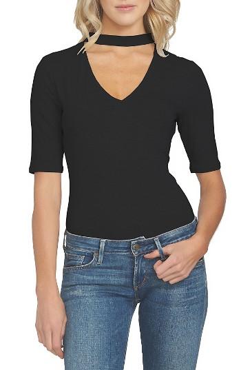 Women's 1.state Band Neck Bodysuit