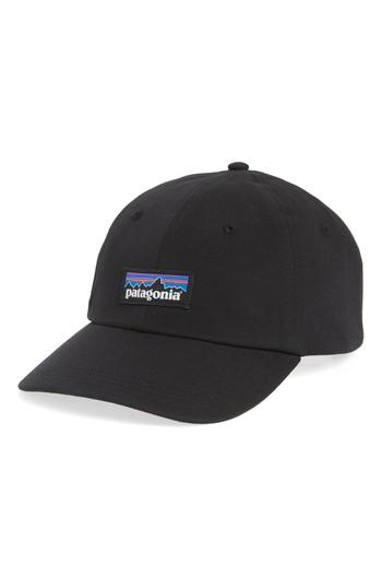 Men's Patagonia P6 Label Trade Cap - Black