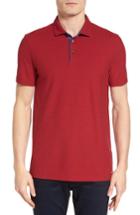 Men's Boss Place 15 Slim Fit Polo, Size - Red