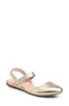 Women's Ono Free Ankle Strap Flat .5 M - Metallic