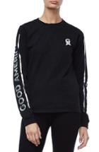 Women's Good American Goodies Graphic Long Sleeve Tee - Black