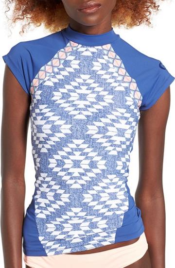 Women's Rip Curl Del Sol Rashguard - Blue
