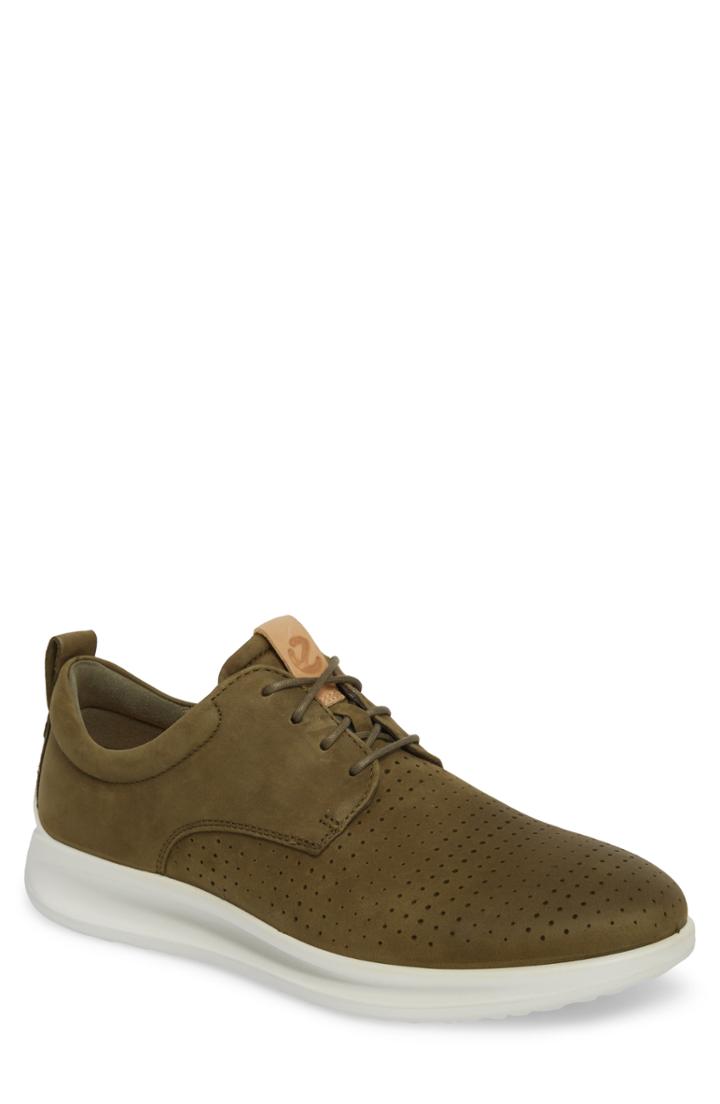 Men's Ecco Aquet Sneaker -8.5us / 42eu - Green