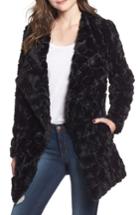 Women's Bb Dakota Tucker Wubby Faux Fur Coat - Black